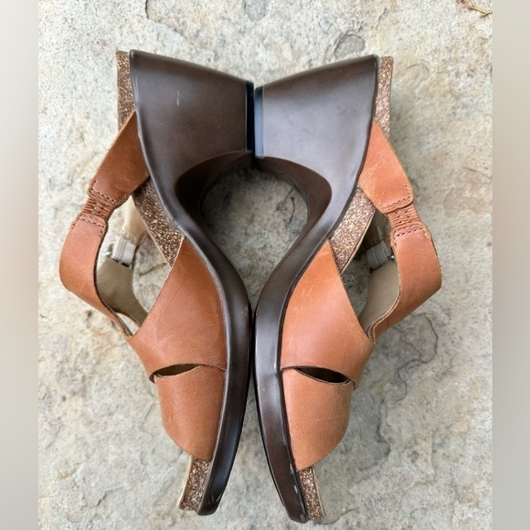 Dansko Cai Full Grain Leather Amber Sandals Adjustable Buckle 41 US 10.5-11 - Picture 6 of 10